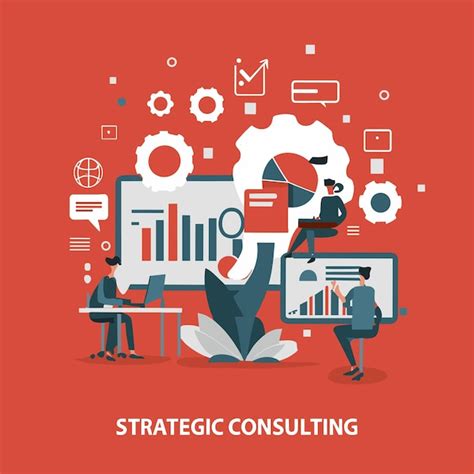 Ilustraci N Del Concepto De Consultor A Estrat Gica Vector Premium