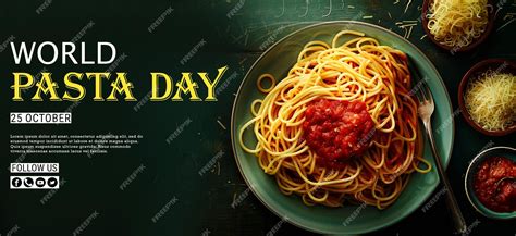 A poster with a bowl of spaghetti and a bowl of spaghetti | Premium AI ...