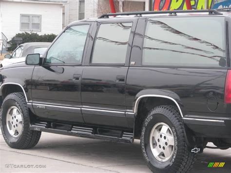 1993 Onyx Black Chevrolet Suburban K1500 4x4 2725010 Photo 3 Car Color Galleries