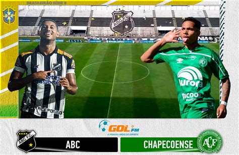 Futebol ao Vivo ABC x Chapecoense A Primeira Rádio do Esporte Gol