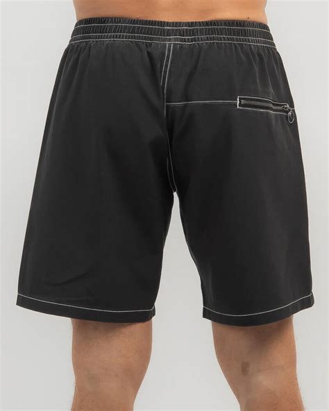 Shop Former Swans Baggy Board Shorts In Black Fast Shipping And Easy