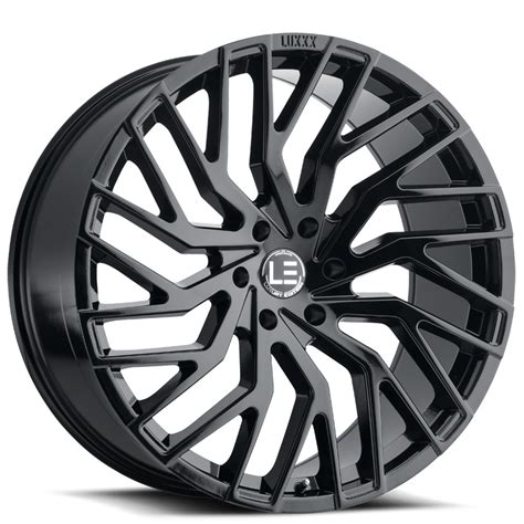 24 Luxxx Alloys Wheels Lux LE 6 Gloss Black Rims LUX131 2