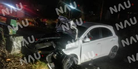 Grave Accidente En Tapachula Deja Cuatro Personas Heridas Nau