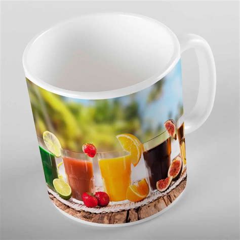 Else Taza De Cer Mica Con Estampado D De Frutas Vaso De Caf T Oso