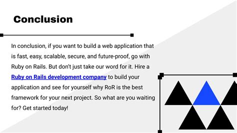 Ppt Why Ruby On Rails Is The Best Framework For Your Next Project