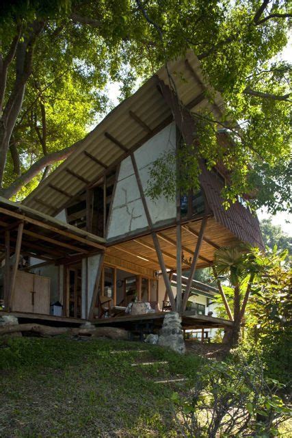 A House Built Into The Side Of A Tree