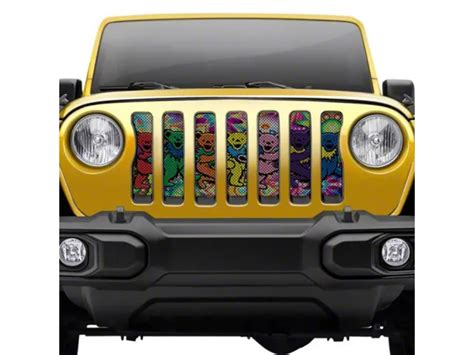 Under The Sun Inserts Jeep Wrangler Grille Insert Happy Bears Insrt Hpybear Jljt 18 23 Jeep