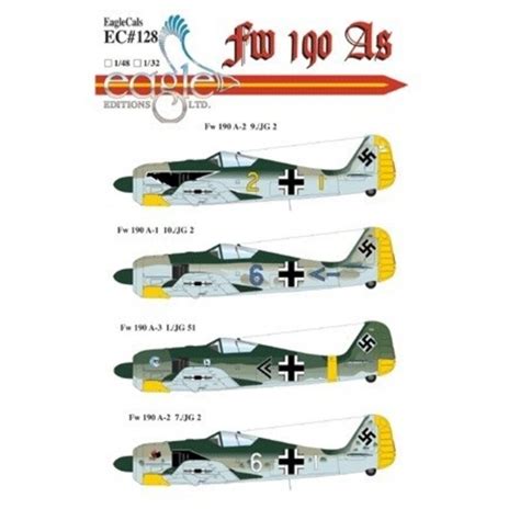 Eagle Cal Decals Decals Focke Wulf Fw A Or Jg Eismeer