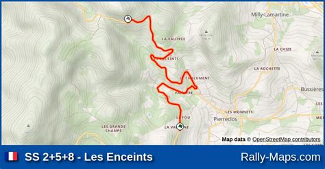 SS 2 5 8 Les Enceints Stage Map Finale De La Coupe De France Des