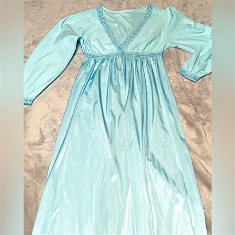 Texsheen Intimates Sleepwear Vintage Texsheen Lingerie Baby Blue