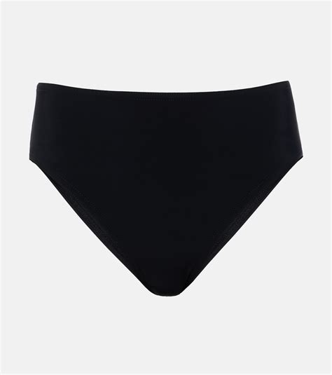 Basics High Rise Bikini Bottoms In Black Karla Colletto Mytheresa
