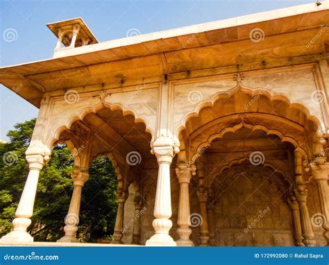 Colourful Old Architecture Inside Red Fort in Delhi India during Day ...