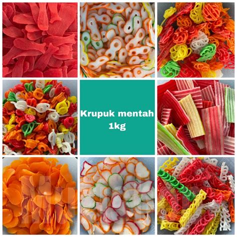 Jual Kerupuk Mentah Aneka Krupuk Mentah Krupuk Seblak Kg Part