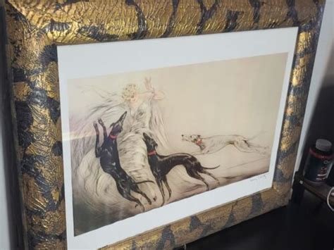 Louis Icart Coursing Ii Facsimile Signed Limited Edition Giclee Art