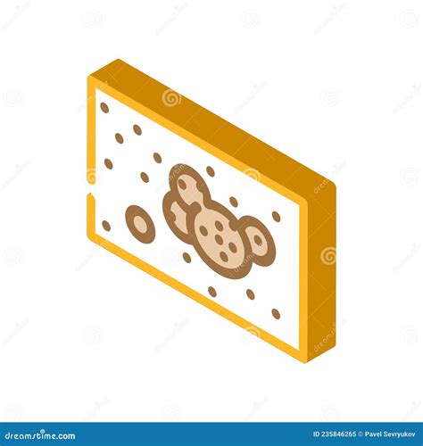Angiokeratoma Skin Ill Isometric Icon Vector Illustration Stock Vector