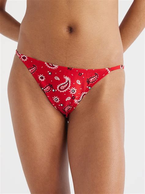 No Boundaries Juniors Bandana Print Bikini Swim Bottoms Sizes S XL