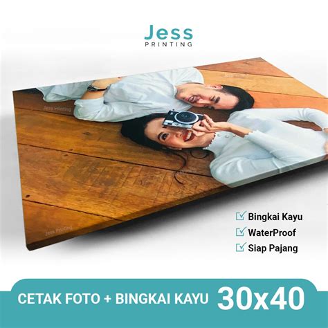 Jual Cetak Foto Ukuran X R Plus Bingkai Papan Tebal Mm Murah