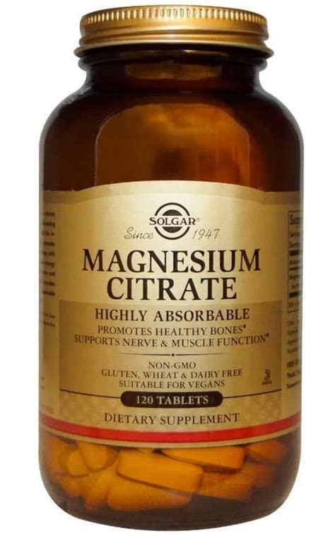 Solgar Magnesium Citrate 400 mg 120 caps купить недорого, заказать с ...