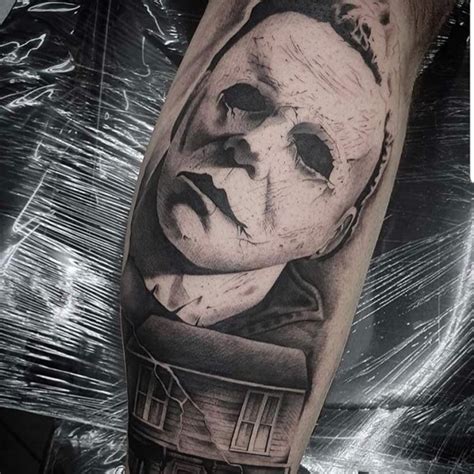 Michael Myers Mask Tattoos