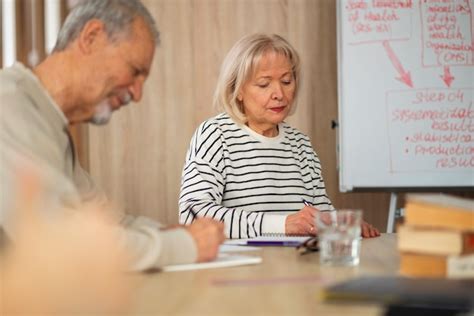 Personas De Tiro Medio Que Estudian En El Aula Foto Premium