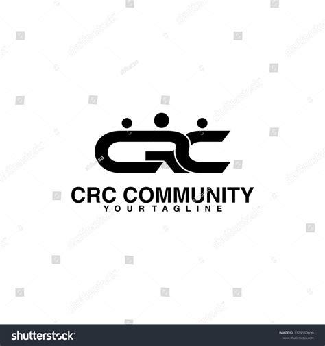 Crc Initial Community Logo Royalty Free Stock Vector 1329560696