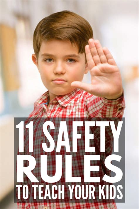 11 Safety Rules For Kids You Need To Teach Your Child Rules For Kids