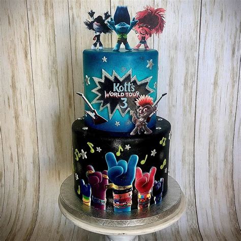 Rebecca Knapp On Instagram “trolls World Tour Cake And Cake Pops Trollsworldtour Trollscake