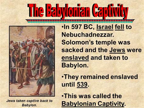 Babylonian Chronicles and Captivity – Mark and Jackie Photos