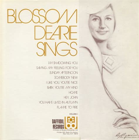 Blossom Dearie Blossom Dearie Sings LP Vinyl Record Album