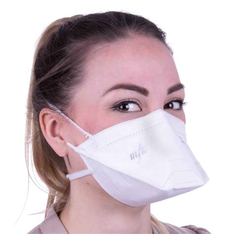 Masque pliable FFP2 sans valve à bon prix Praxisdienst