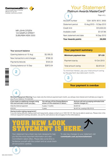 Your guide to statements - Commonwealth Bank