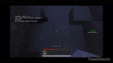 Ground Trap Bedrock Creation Rminecraftcommands