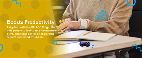 Pilpoc Fidget Pad Fidget Controller Toy For Highly Increased Focus Reduced Stress