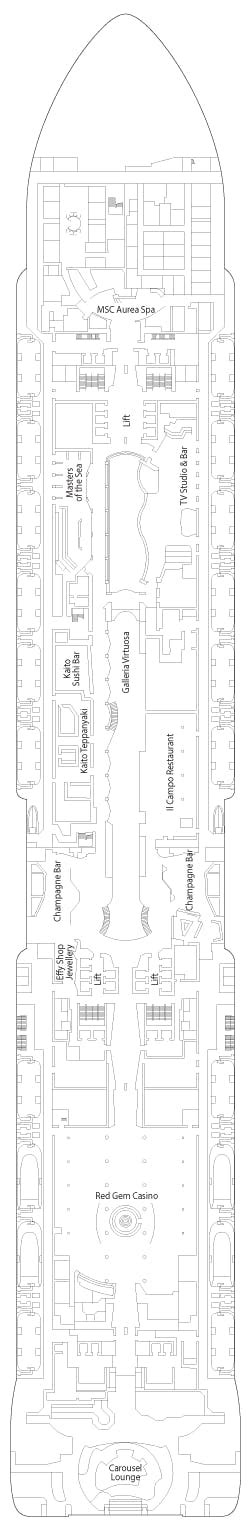 MSC Euribia deck plans - Cruiseline.com