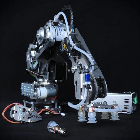 Bras De Robot En M Tal Avec Pompe Ventouse Moteur Pas Pas Pour Robot