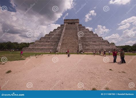 Chichen Itza Is One Of The Most Important Archaeologica Editorial Stock