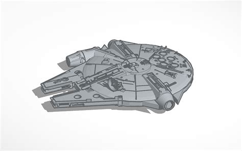 3D design Millennium Falcon | Tinkercad