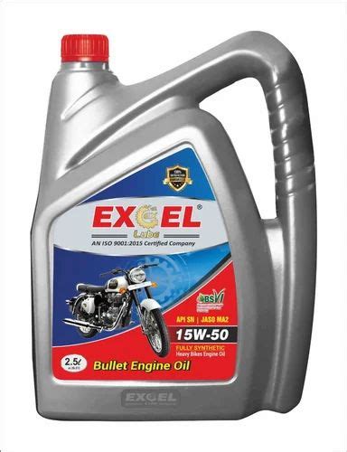 Excel Lube Synthetic Technology Bullet Engine Oil Packaging Type