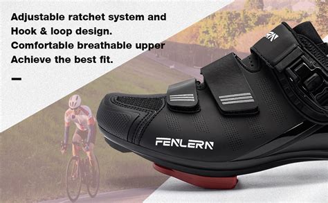 Fenlern Cycling Shoes For Men Women Road Bike Shoes Unisex Breathable