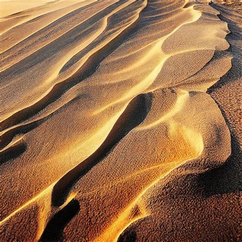 Une Dune De Sable Est Repr Sent E Avec Le Mot Sable Dessus Photo Premium