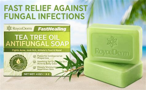 Roycederm Antifungal Antibacterial Tea Tree Soap Antifungal