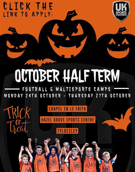 October Half Term Camps