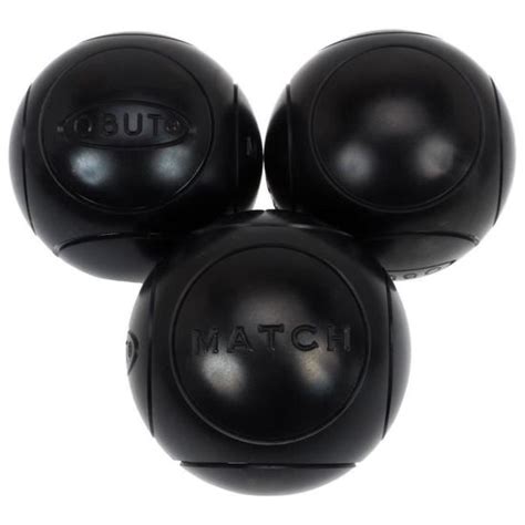 Boules De P Tanque Match Noire Mm Obut G Noir Cdiscount Sport