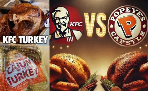 Kfc Turkey Vs Popeyes Cajun Style Turkey Recipe Price And Calories 2025