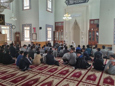 RAMAZAN AYI MÜNASEBETİYLE OKUNAN HATİMLERİN HATİM DUASI CAMİDE YAPILDI