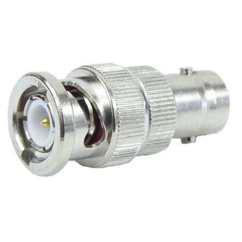 BNC Male Plug To RP BNC Female Jack Adapter Nickel Plated Brass