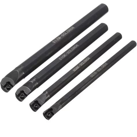 x4 Lathe boring bar set with 10pc inserts. — JM Online tools