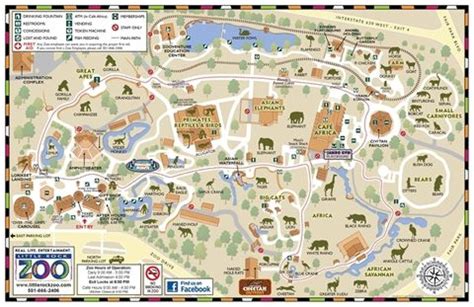 Little Rock Zoo Map