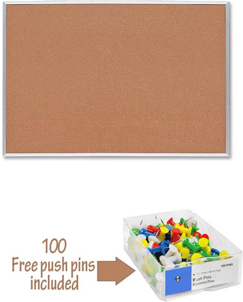 Cork Board Bulletin Board Double Sided Cork Board 36x24