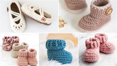 Classic Crochet Patterns For Baby Booties